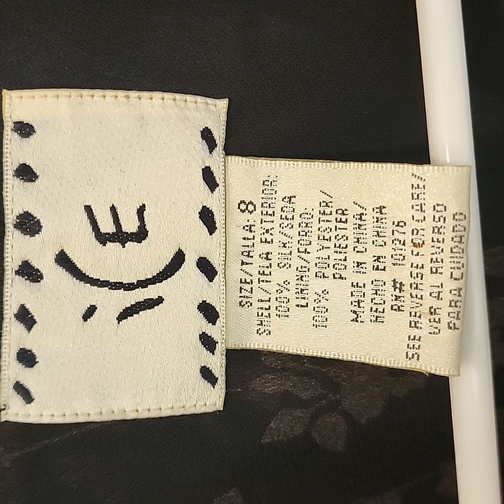 By ICE women's long sleeve lace tunic size 8